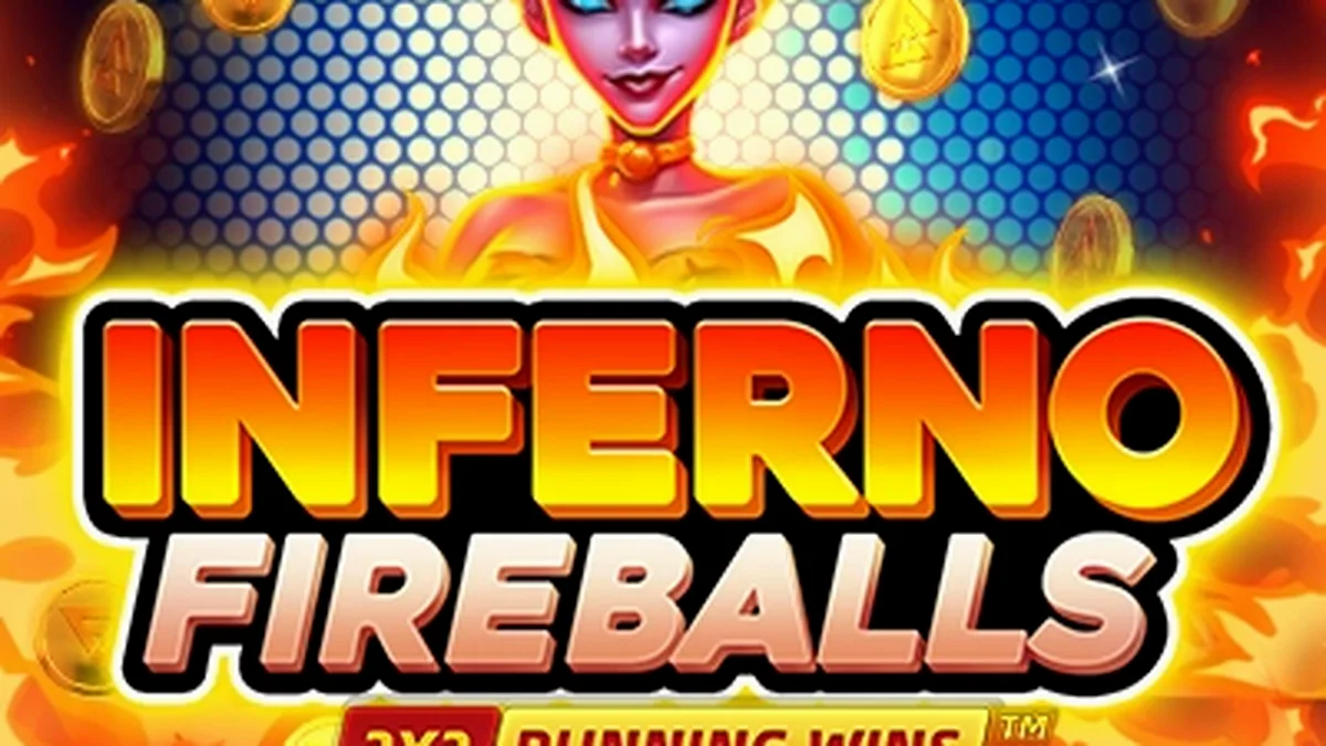 Tampilan visual slot Inferno Fireballs yang penuh dengan efek api dan simbol klasik.